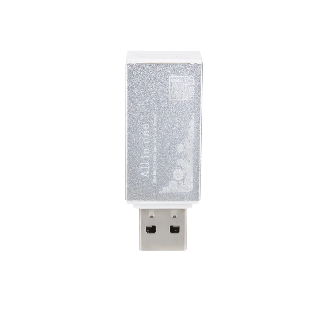 Смарт-кард-ридер для карт памяти Pro Duo Micro SD TF M2 MMC SDHC MS Silier цвета высокое качество