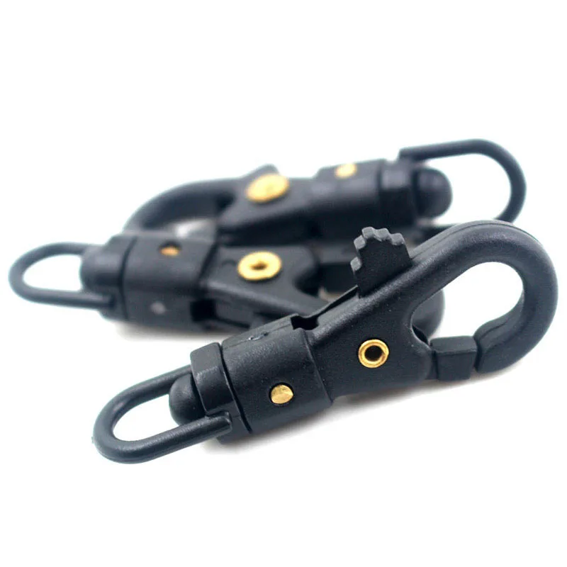 10 шт. мини нейлоновая подвесная пряжка Quick Hook брелок для рюкзака аксессуары