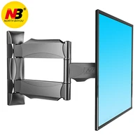 nb p4 32 55 flat panel led lcd tv wall mount full motion 3 swing arms monitor holder frame