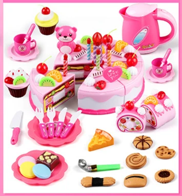 80PCS Обучающие просветление игрушки DIY у каждой семье игрушки притворяясь кухня игрушки - Цвет: 80PCS
