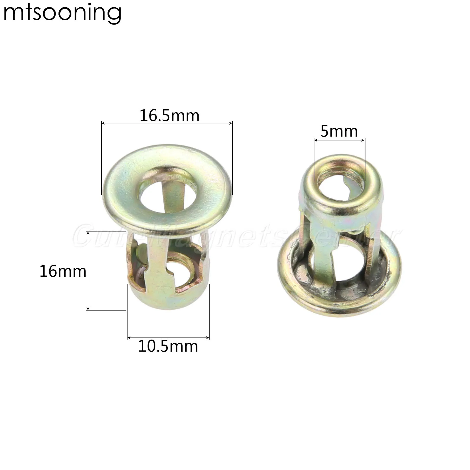 10 шт. Универсальный Автомобильный металлический винт база зажим авто гайка