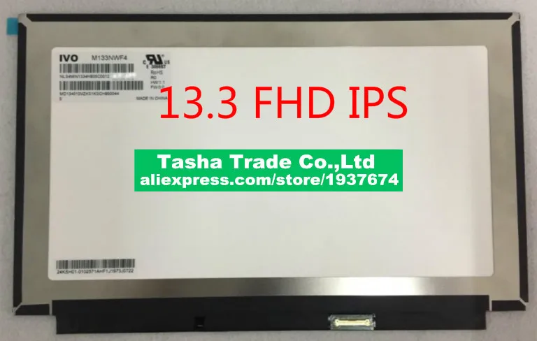 

For Lenovo ideapad 320S-13IKB 5D10M42884 13.3" FHD IPS LED Display matte matrix NV133FHM 72% High Gamut