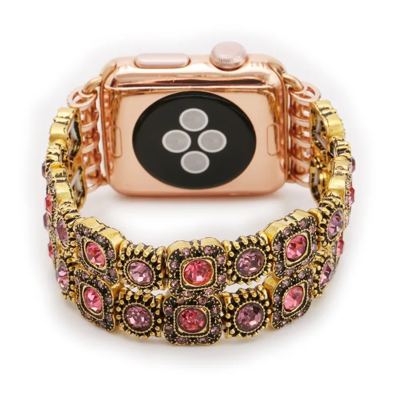 Ремешок Женский эластичный для Apple Watch SE Series 6 5 4 3 2 38 мм 42 40 44 мм|strap for apple watch|watch strapband