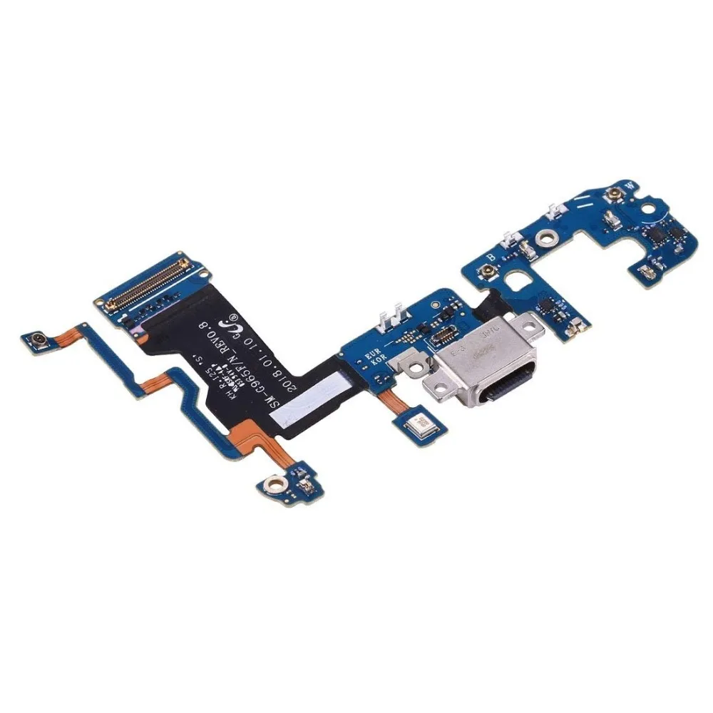 Для samsung Galaxy S9 G960F g960u S9+ плюс G965F зарядка через usb Зарядное устройство Порты и разъёмы док-станция для зарядки с гибким кабелем и с гибкими резиновыми запасными частями