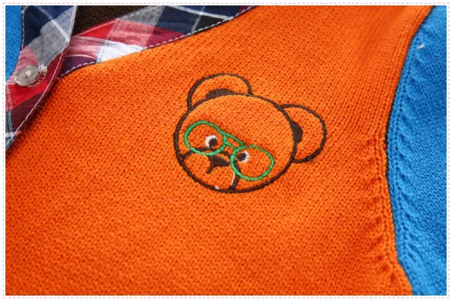 Детский свитер кардиган из хлопка Новинка 2017 года сезон весна детская одежда для