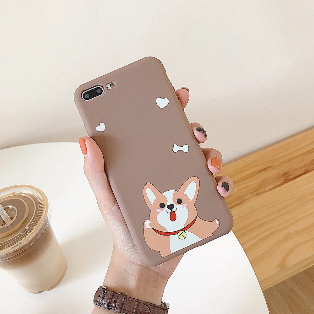 Чехол для собак Welsh Corgi мягкий чехол щенков игрушечный OPPO R9S R11S R15 R17 A57 A39 A59 A79 A83 A5s A7