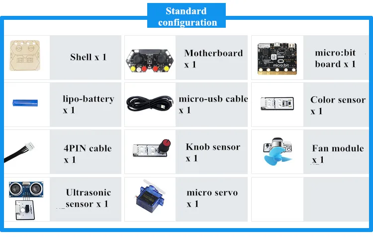 

Lobot handlebit micro:bit learning kit RC handle for DIY micro:bit robot
