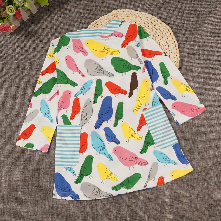 Детское платье принцессы с принтом единорога Осеннее вечерние цветочным 2018 |