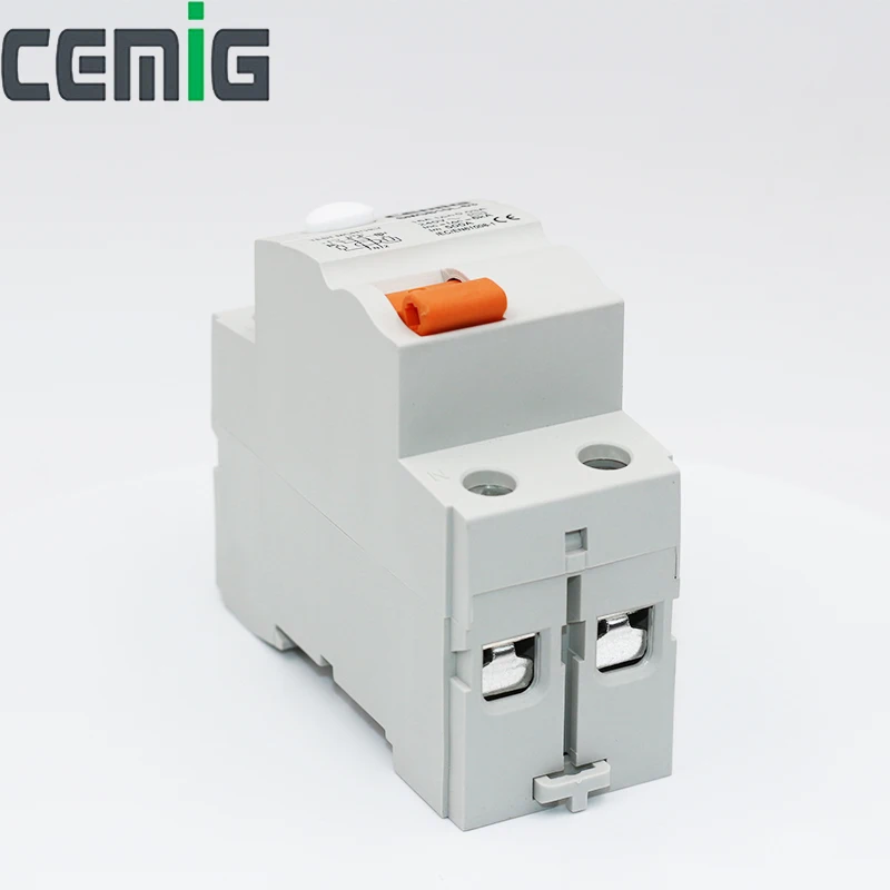 Cemig RCCB 16A-63A миниатюрный выключатель утечки MCB защита от перегрузки и короткого