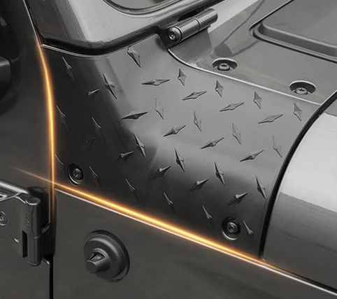 2 шт. автомобильные наклейки BAWA для Jeepp Wrangler JL 2018 капоты угловая оберточная крышка