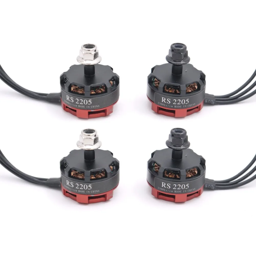 Бесщеточный мотор RS2205 2300KV 2205 CW/CCW для FPV гоночного четырехъядерного двигателя