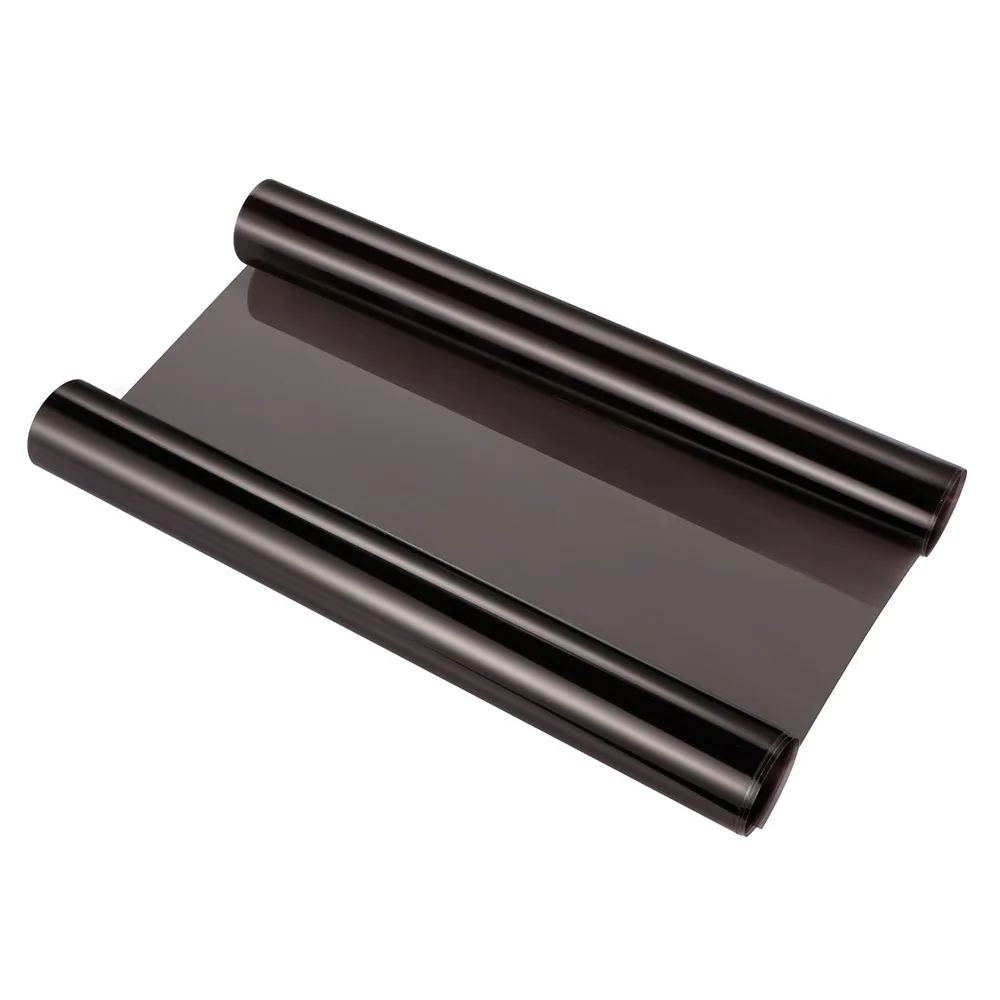 Light Black 30*100 см матовый черный Автомобильный светильник, наклейка s, автомобильный светильник, головной светильник, задний светильник, тонированная виниловая пленка, наклейка, противотуманный светильник, задний фонарь, дымовая пленка - Название цвета: Light Black