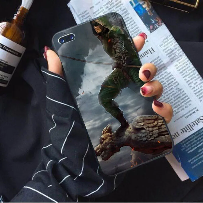 case 23 Чехол для телефона Зеленая Стрела, мягкий чехол для iphone 8 7 Plus X 6 6 S XS Max xr SE 10 5 5S, крутой дизайн, силиконовый чехол для мобильного телефона - Цвет: case 23