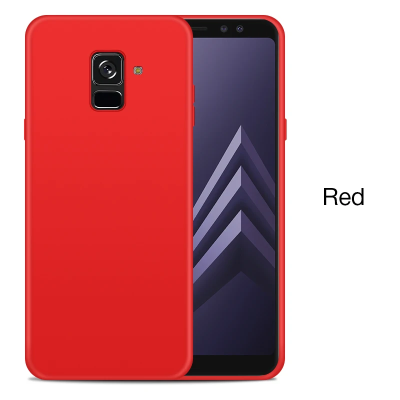 ASINA чехол с героями мультфильмов для samsung Galaxy A8 чехол силиконовый ударопрочный для Galaxy A8 Plus чехол Funda Bumper Coque - Цвет: Red