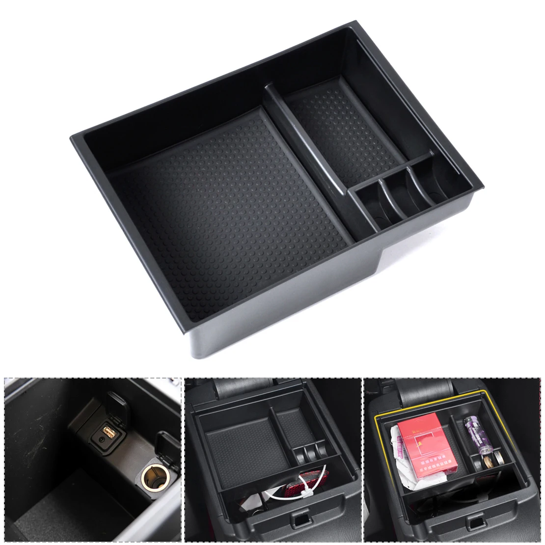 Secondary Armrest Center Console Storage Box Glove Organizer Tray Fit for Mazda 3 Axela 2013 2014 2015 2016 2017 | Автомобили и
