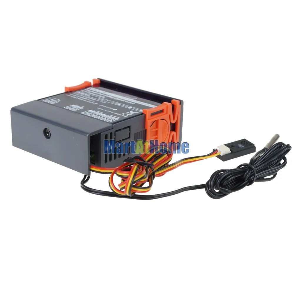 Цифровой контроллер влажности воздуха Humidistat WH8040 1% ~ 99% RH DC 12/24 в AC 110/220 для