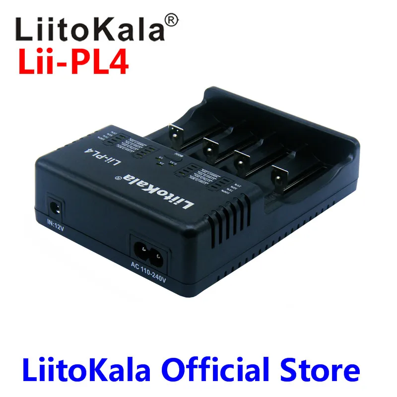 Liitokala Lii-PL4 1 2 В/3 7 В 18650/26650/21700/20700/18350/16340/18500 /14500/10440/AA/AAA никель-металлгидридная