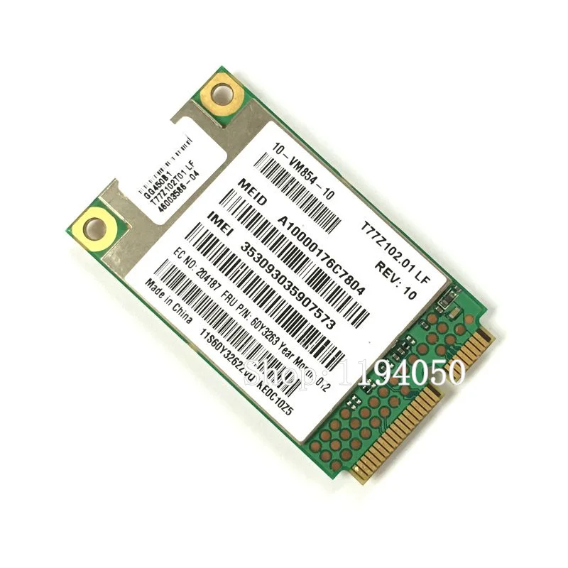 Thinkpad Lenovo Gobi2000 3G беспроводная WWAN карта 60Y3183 60Y3263 для X201/X201i/T410/T410i W510 + GPS|card|card cardcard gps |