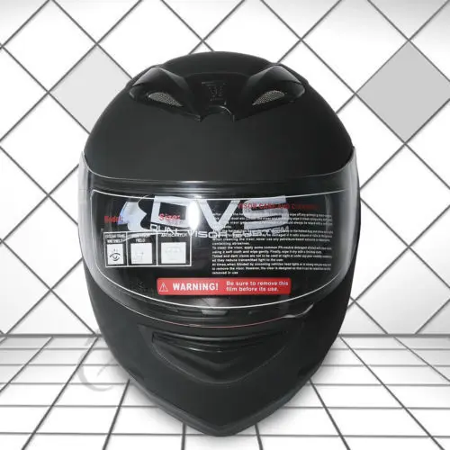 Матовый черный мотоциклетный шлем с двойным козырьком Размеры M L XL|Шлемы| |