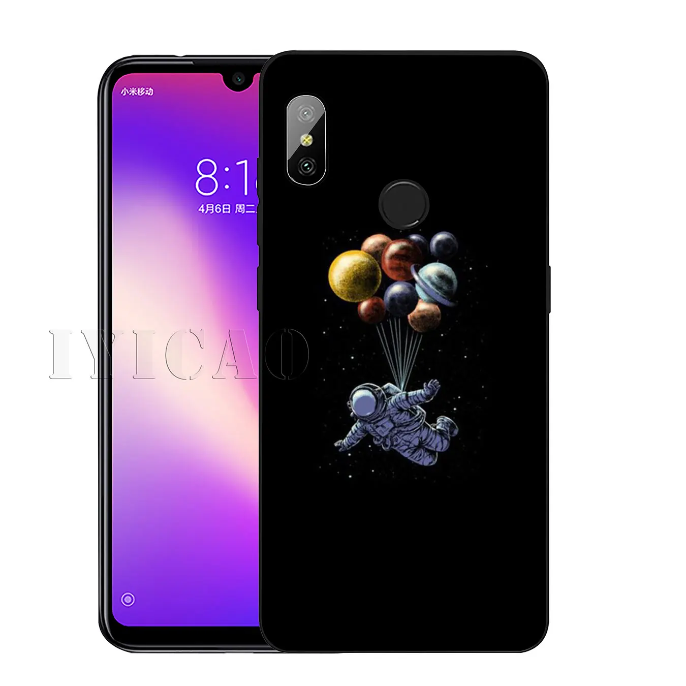 Cosmonaut Planets Cosmos Stars Better Soft Silicone Case for Xiaomi Redmi K30 K20 8A 7A 6A 5A S2 GO Note 8 8T 7 5 6 Pro |
