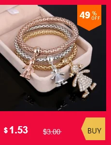 Pulseira Mujer Moda прозрачный кристалл золотой цвет серебра талисман браслеты для женщин Сова регулируемый браслет ювелирные изделия подарок