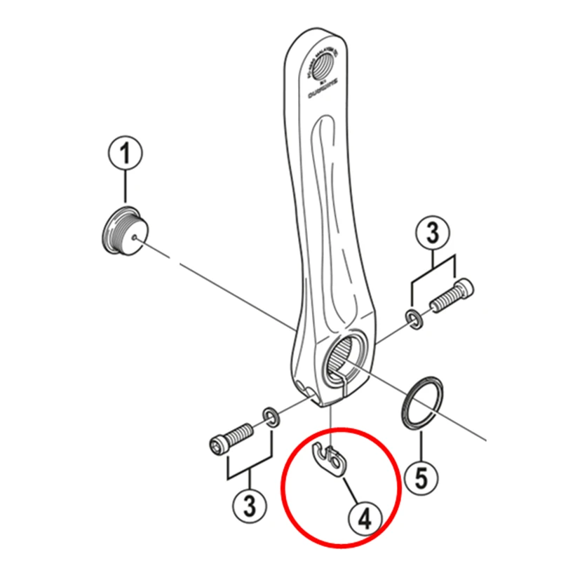 Shimano горный велосипед шоссейный один шатун для велосипеда Запчасти анти ослабить