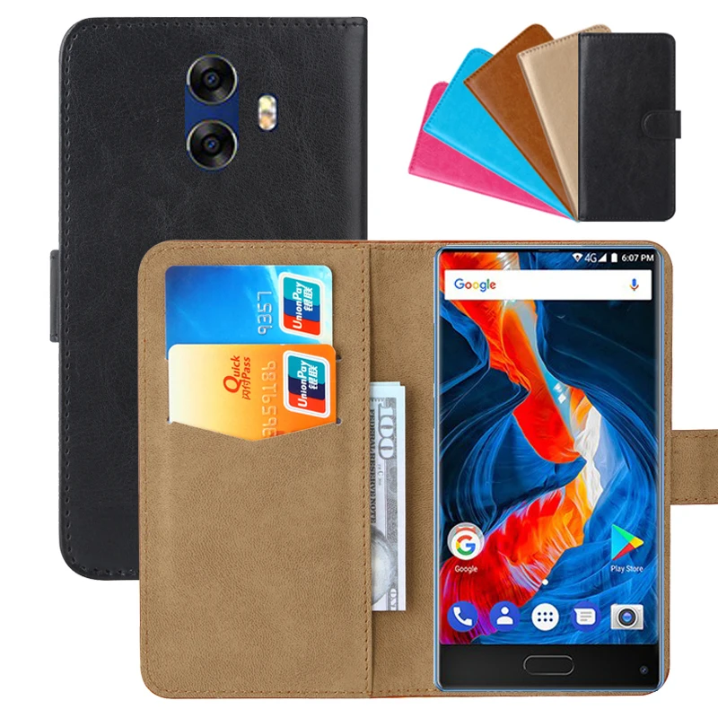 Роскошный чехол бумажник для Ulefone Mix S из искусственной кожи в стиле ретро с