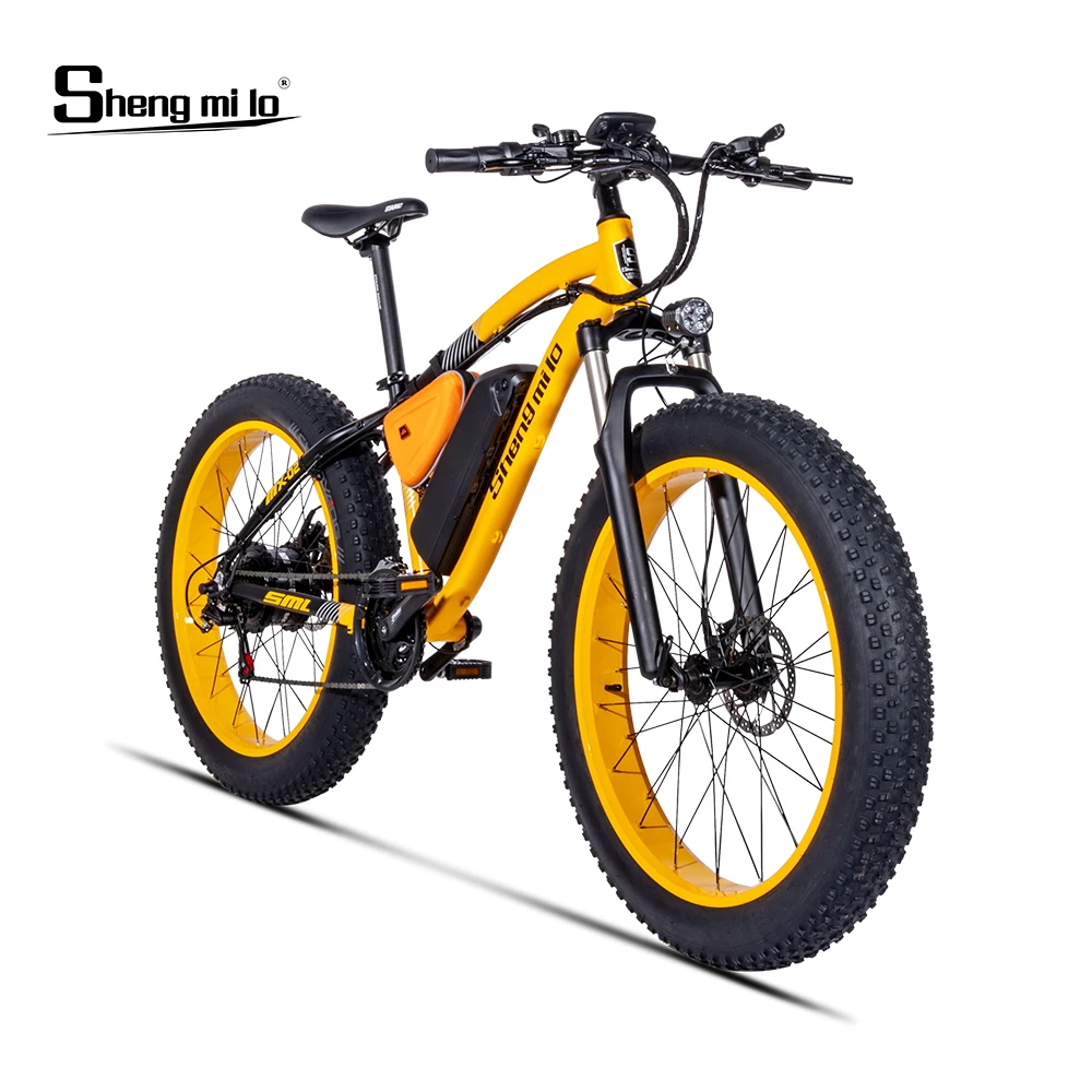 Electric bike 1000W Electric Fat Bike Beach Bike Cruiser Electric Bicycle 48Ｖ17ＡＨ lithium battery ebike electric mountain bike