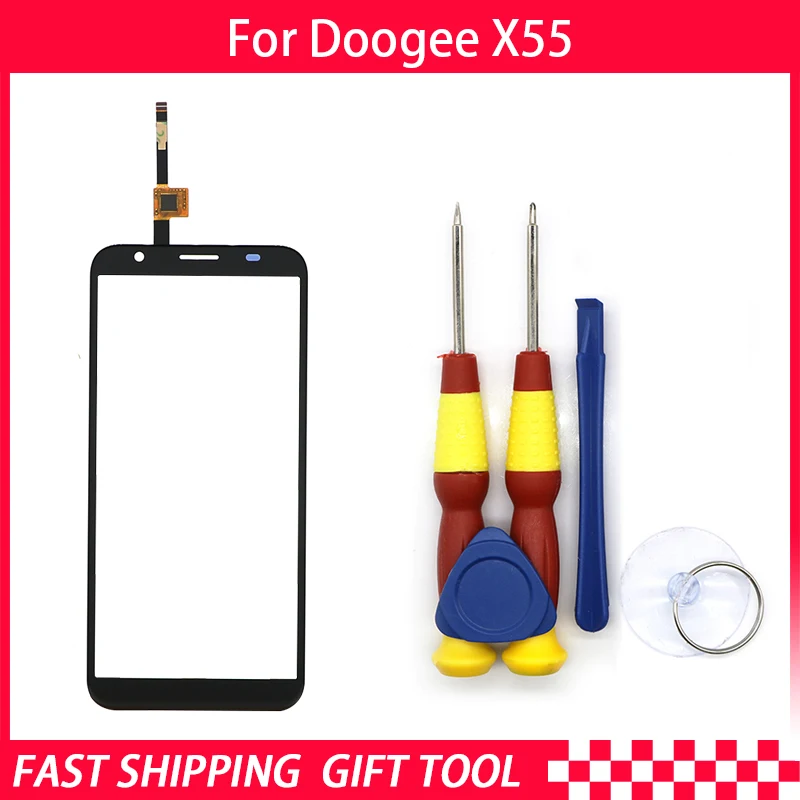 Новая оригинальная сенсорная панель для Doogee X55 запасные части + инструмент