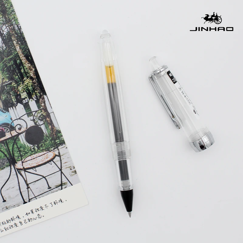 Jinhao 992 пластиковая офисная Роскошная канцелярская гелевая ручка 0 5 мм шариковая 6