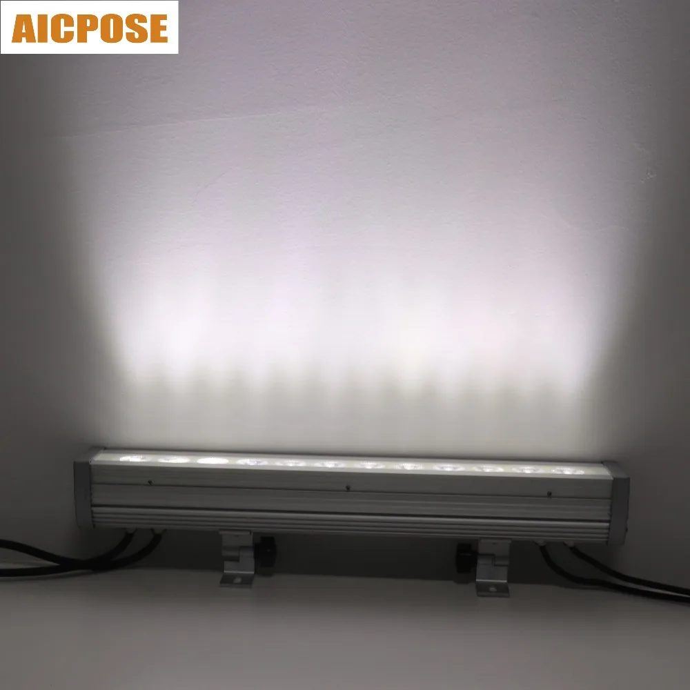 2 шт./лот IP65 Водонепроницаемый Led 12x12 Вт RGBW 4в1 бар настенный светильник