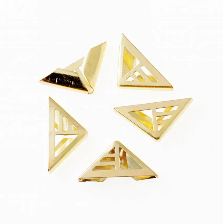 50 шт. Альбомы для скрапбукинга серебристого цвета меню папки Угловые протекторы