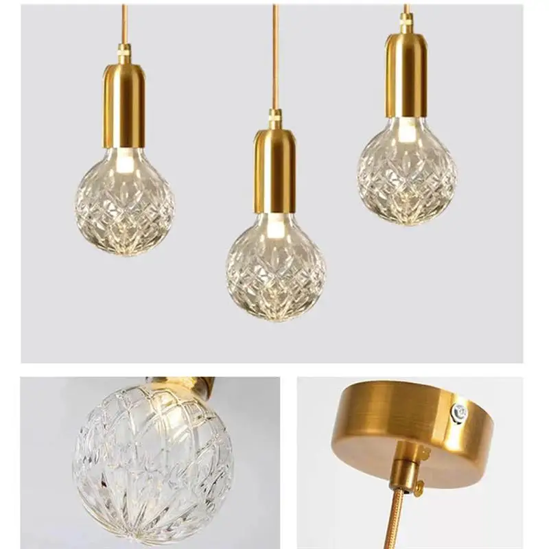 110-220V Golden Single Pineapple Pendant Light Indoor Aisle Living Room Decorative Lighting No Bulb Included(Golden) | Лампы и