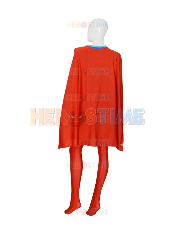 Новинка Блестящий костюм Супергерл с металлическим блеском Лидер продаж Костюм