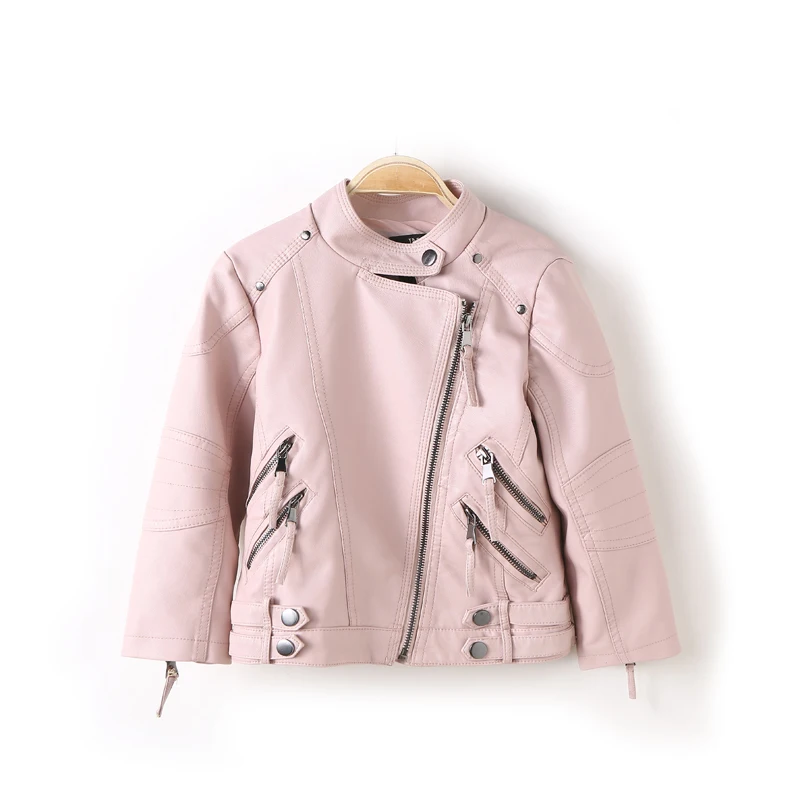 Spring Autumn Kids Jacket PU Leather Girls boys Jackets Clothes Children Outwear For Baby Boys Clothing Coats Costume PU01 |