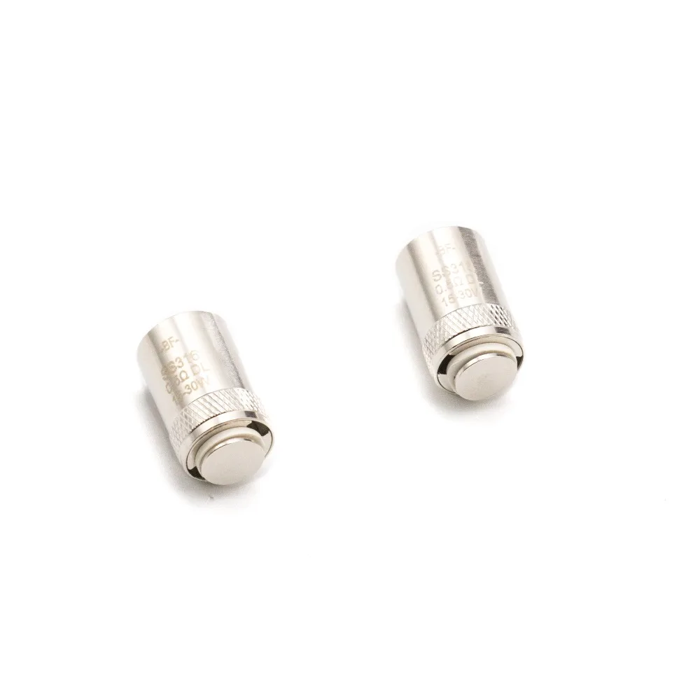 Volcanee 20pcs Сменная Головка Катушки BF SS316 0.5ohm 0.6ohm катушка для вейпинга eGo AIO