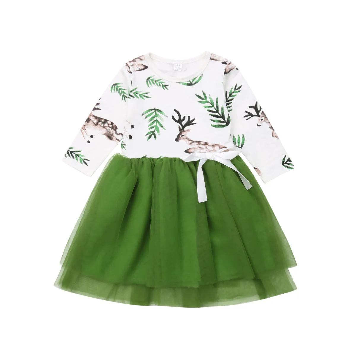 baby girl clothes stitching dress Toddler Kid Baby Girl Patchwork Stripe Pettiskirt Princess Tulle TuTu christmas | Детская одежда и