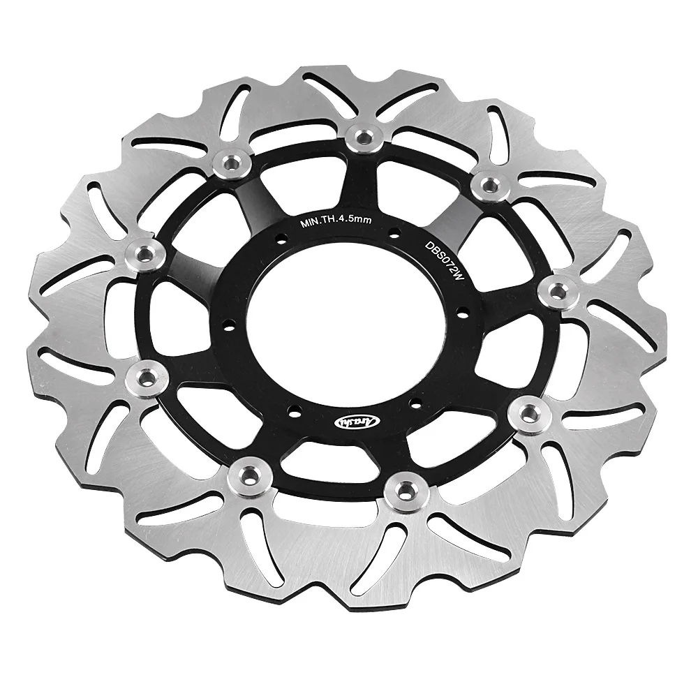 1 один кусок ротор дисковых передних тормозов для Honda CBR 250R CBR250RR 2010 2011 2012 черный |
