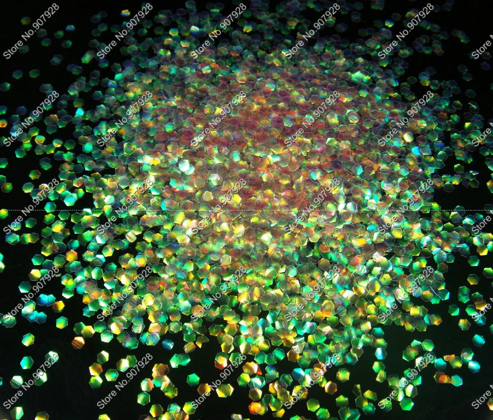 

30g 2mm Fish Scale Glitter Nail Paillette Hexagon Powder for Nail polish, Acrylic nails and Decoration Craft