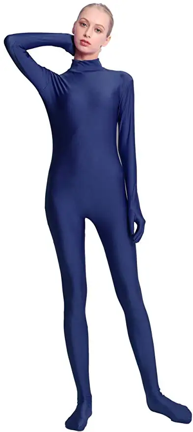SPEERISE взрослый полный тело унисекс Zentai черный лайкра спандекс обтягивающие облегающие комбинезоны костюм для женщин Unitard человек Косплей костюмы - Цвет: Tibetan Youth