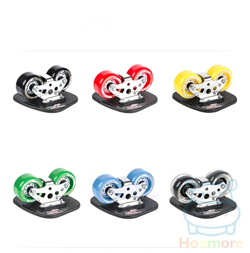 72mm*44mm 82A Branded TWOLIONS PU Skateboard Wheels with LED Flash and Magnet Core image 3