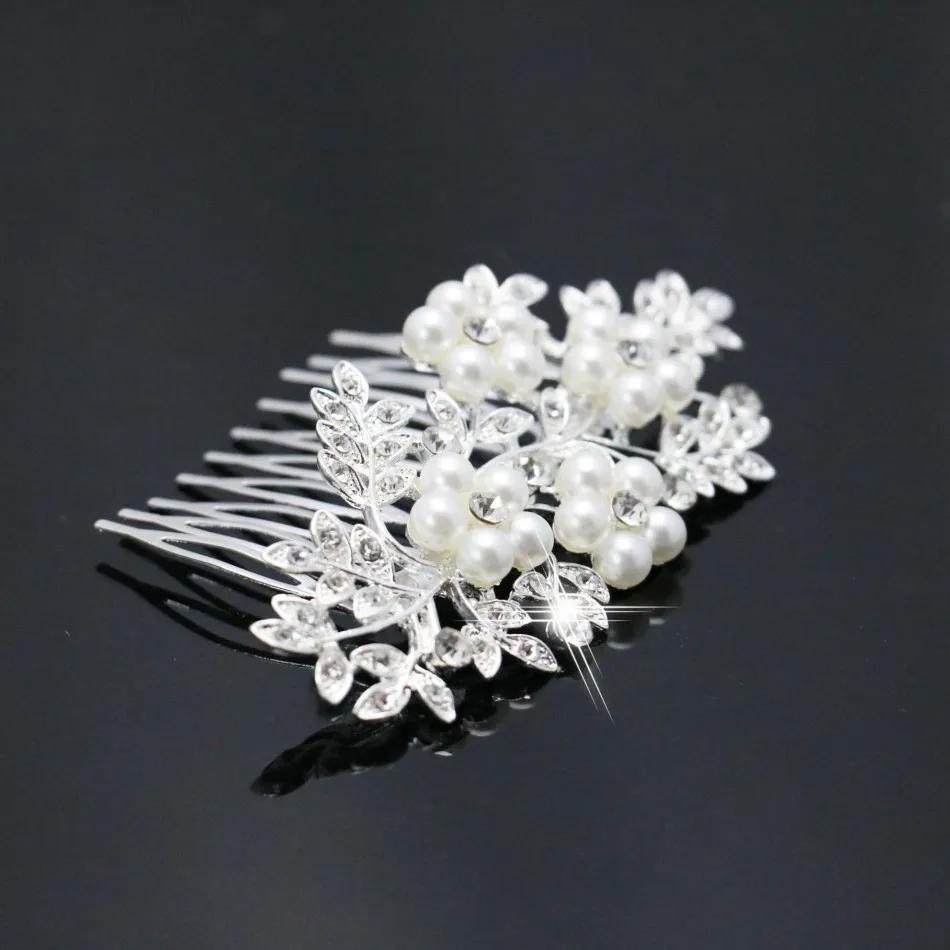 Модные женские аксессуары для волос свадебные украшения кристально прозрачные