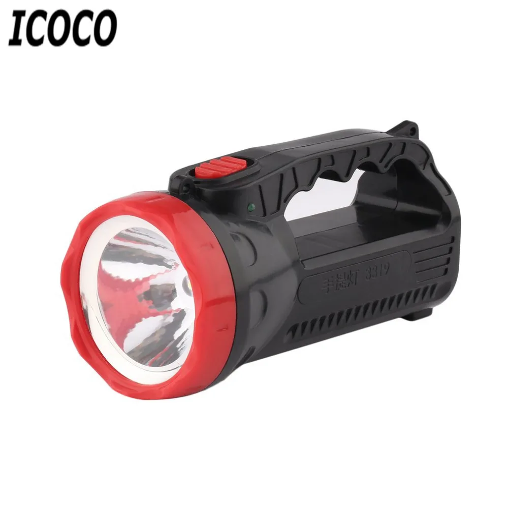 ICOCO супер яркий наружный светодиодный заряжаемый сильный светильник вспышка 5 Вт