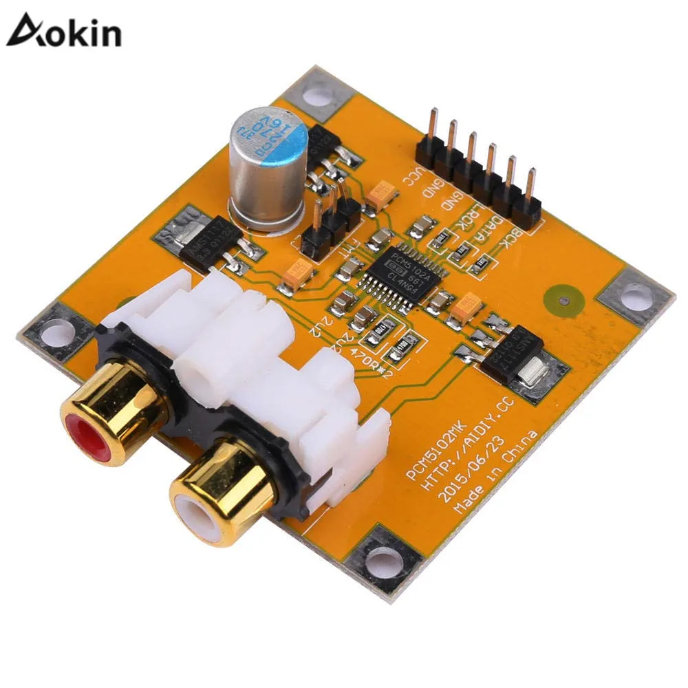 ЦАП декодер PCM5102 сборная плата I2S 32 бит 384K за пределами ES9023 PCM1794 для платы Raspberry Pi
