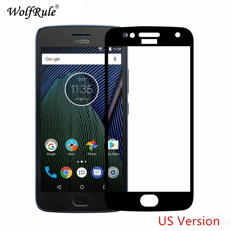 Защитная пленка для экрана Moto E4 Plus закаленное стекло с полным покрытием XT1773|screen