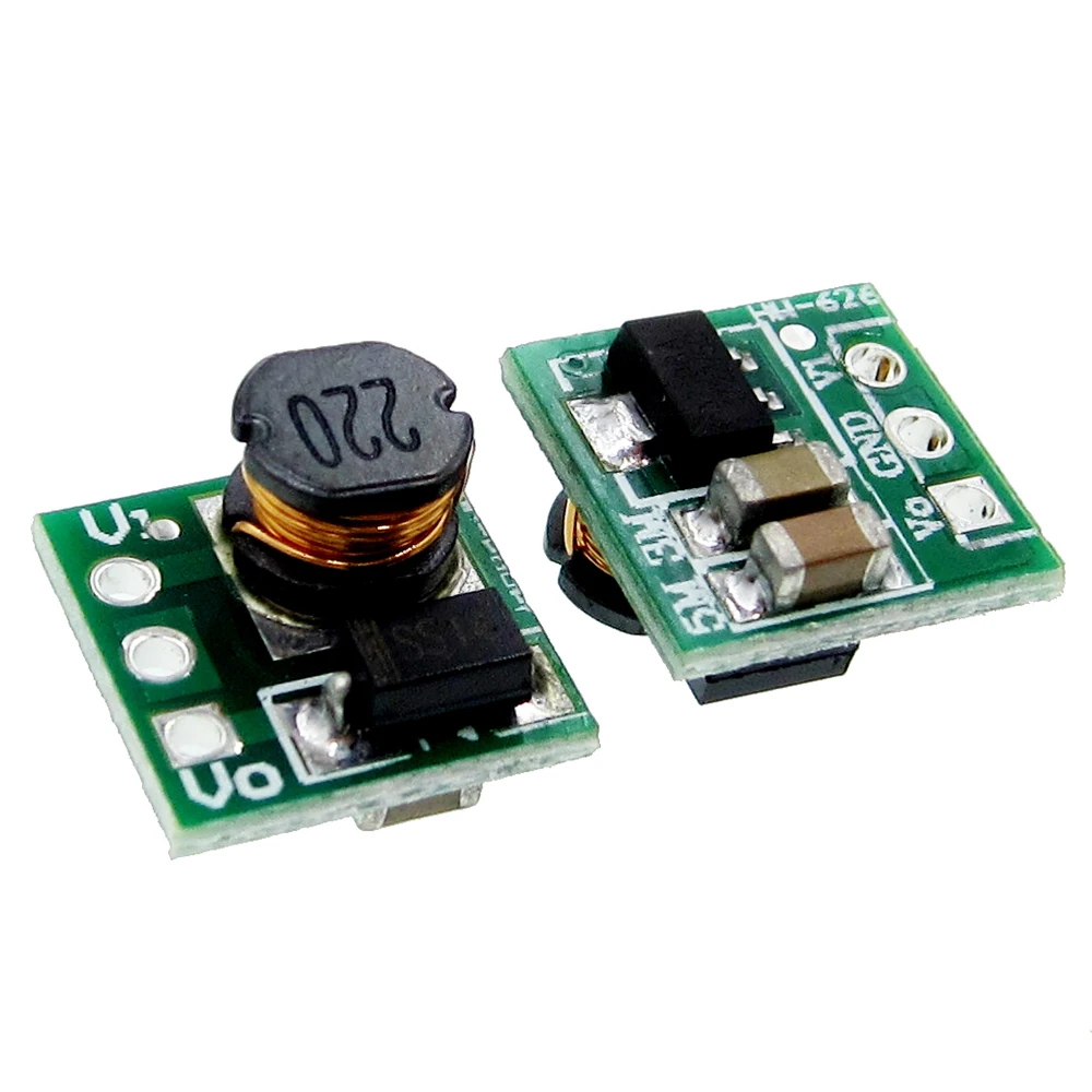 5PCS DC 1.8V 2.5V 3V 3.3V 3.7V To 5V Step Up Power Supply Voltage Boost Converter Board Module Regulator 18650 Li-on Batery | Компьютеры и