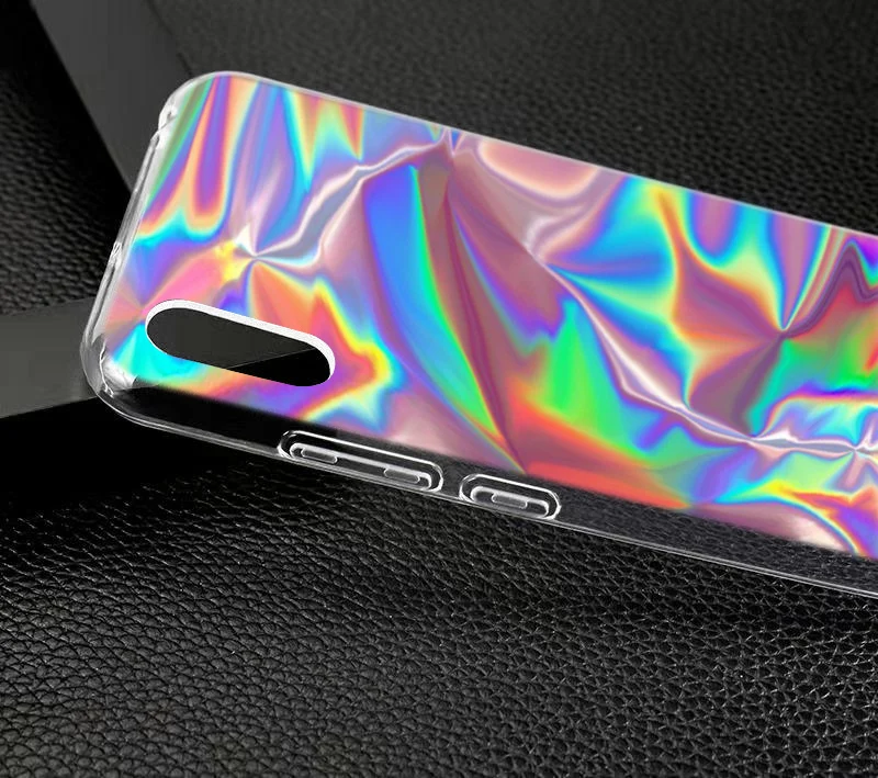 Радужный переливающийся Мягкий силиконовый чехол для Huawei Mate 10 20 Lite Pro Enjoy 8 9E Y6 Y5 2017