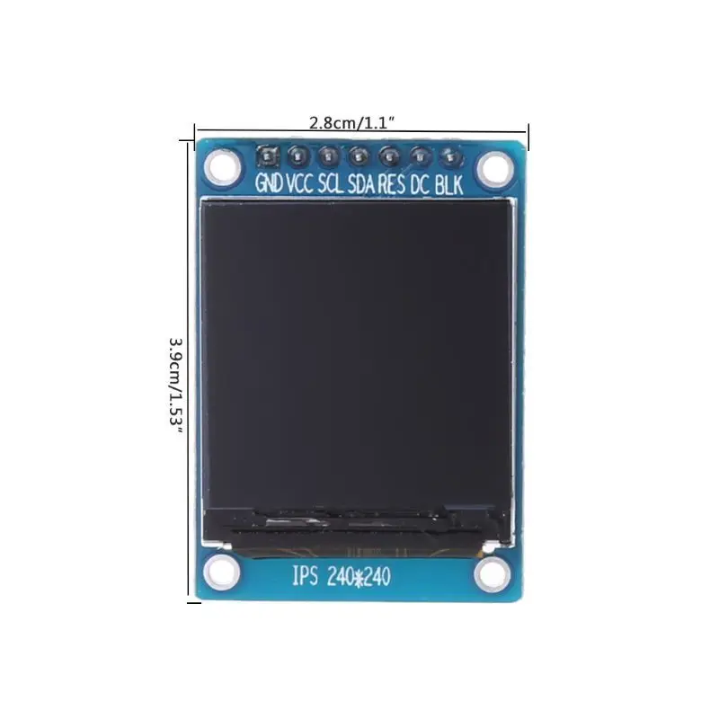 1 3 дюйма цветной 240Х240 IPS TFT ЖК дисплей плата модуля ST7789 7 Pin 4 Wire RCmall|Дисплеи| |