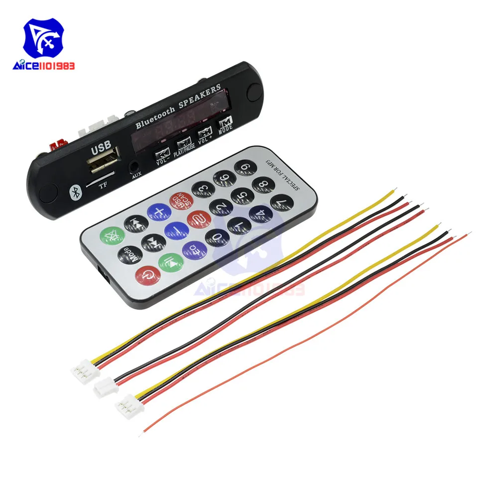 ZTV-M011BT Автомобильная Bluetooth MP3 звуковая карта декодер плата 12 В 3.5A UX Bluetooth MP3 декодер плата Bluetooth модуль MP3 декодер доска
