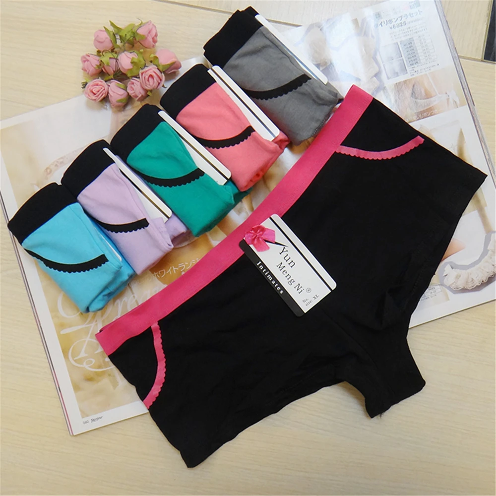 6 шт. женские бесшовные трусы боксеры шт.|underwear boyshorts|safety pantiesculotte femme |